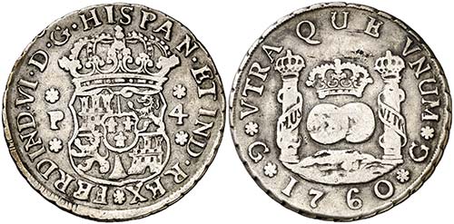1760. Fernando VI. Guatemala. P. 4 ... 