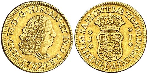 1752. Fernando VI. Lima. J. 1 ... 