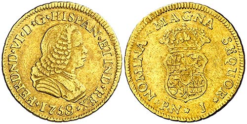 1759. Fernando VI. Popay n. J. 1 ... 