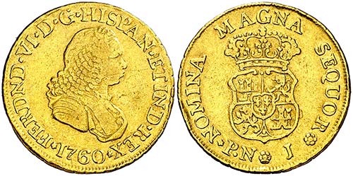 1760. Fernando VI. Popay n. J. 2 ... 