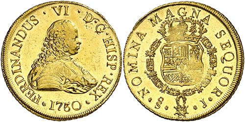 1750. Fernando VI. Santiago. J. 8 ... 