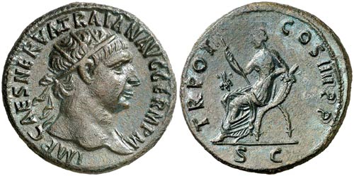 (101 d.C.). Trajano. Dupondio. ... 
