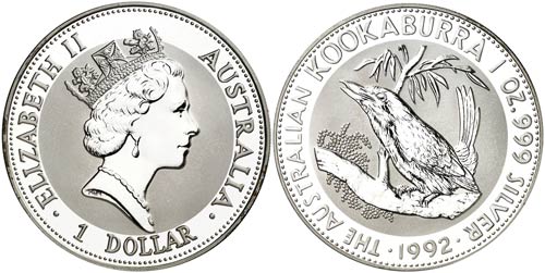 1992. Australia. Isabel II. 1 ... 