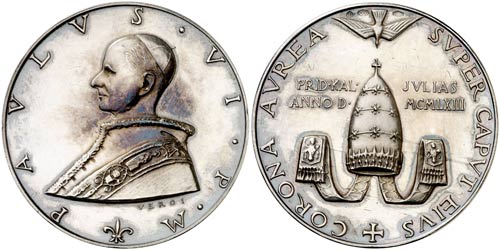 1963. Vaticano. Pablo VI. Medalla ... 