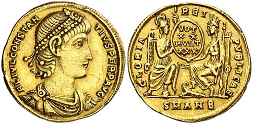 (348-353 d.C.). Constancio II. ... 