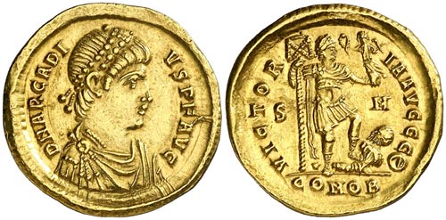 (393-395 d.C.). Arcadio. Sirmium. ... 