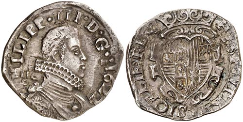 1622. Felipe IV. Nápoles. MC/C. 1 ... 