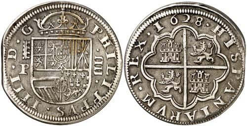 1628. Felipe IV. Segovia. P. 4 ... 