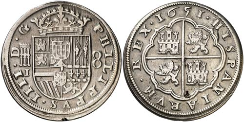 1651/31. Felipe IV. Segovia. I. 8 ... 