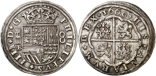 1660. Felipe IV. Segovia. BR. 8 ... 