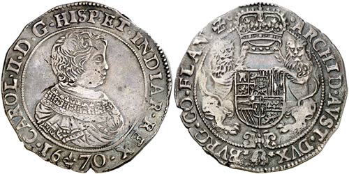 1670. Carlos II. Brujas. 1 ... 