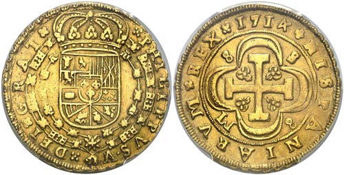 1714. Felipe V. Sevilla. M. 8 ... 