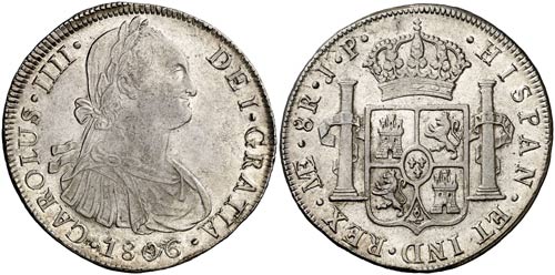 1806. Carlos IV. Lima. JP. 8 ... 