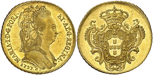 1797. Brasil. María I. R (Río). ... 