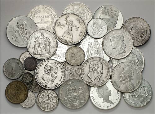 Lote de 65 monedas de diferentes ... 