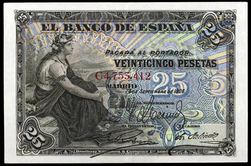 1906. 25 pesetas. (Ed. D1) (Ed. ... 
