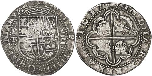 1637. Felipe IV. Potosí. TR. 8 ... 
