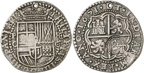 1651. Felipe IV. Potosí. . 8 ... 