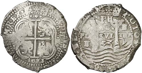 1653. Felipe IV. Potosí. E. 8 ... 