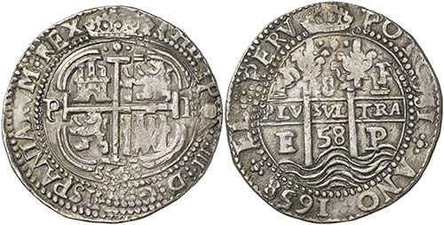 1658. Felipe IV. Potosí. E. 8 ... 
