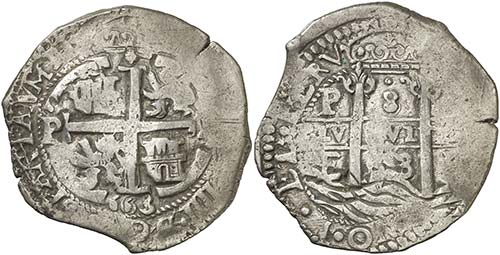1663. Felipe IV. Potosí. E. 8 ... 