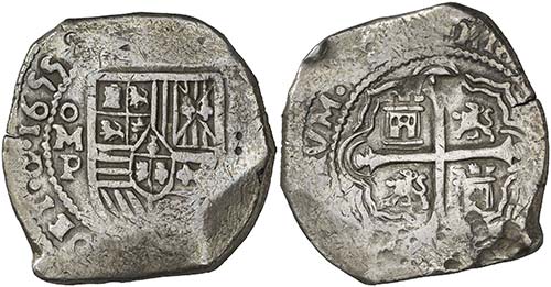 1655. Felipe IV. México. P. 8 ... 