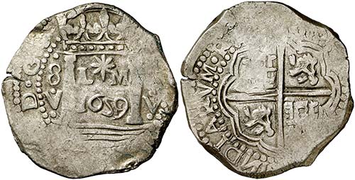 1659. Felipe IV. Lima. V. 8 ... 