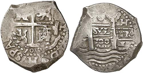 1700. Carlos II. Lima. H. 8 ... 