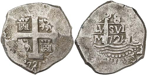 1726. Felipe V. Lima. M. 8 reales. ... 