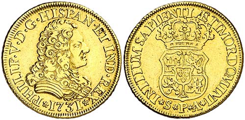 1731. Felipe V. Sevilla. PA. 2 ... 