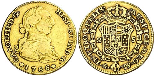 1786/4. Carlos III. Madrid. DV. 2 ... 