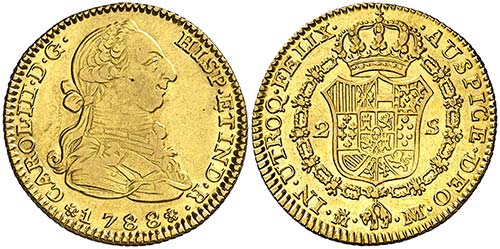 1788. Carlos III. Madrid. M/DV. 2 ... 