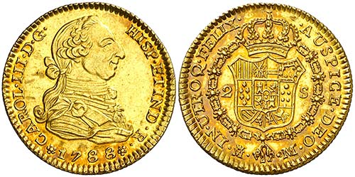 1788. Carlos III. Madrid. M. 2 ... 