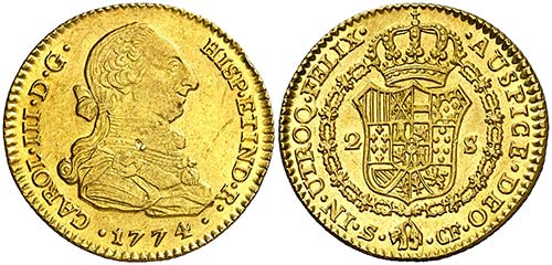 1774. Carlos III. Sevilla. CF. 2 ... 