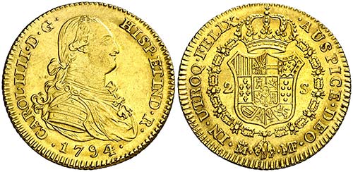 1794/3. Carlos IV. Madrid. MF. 2 ... 