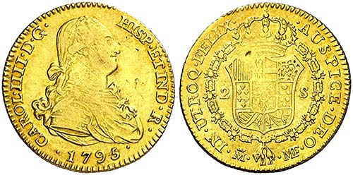 1795/4. Carlos IV. Madrid. MF. 2 ... 
