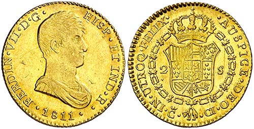 1811. Fernando VII. Cádiz. CI. 2 ... 
