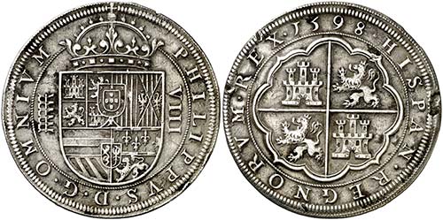 1598. Felipe II. Segovia. 8 ... 