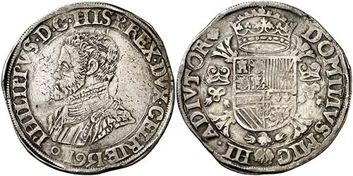 1561. Felipe II. Nimega. 1 escudo ... 