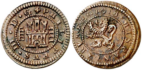 1618. Felipe III. Segovia. 4 ... 