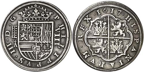 1617/6. Felipe III. Segovia. . 8 ... 