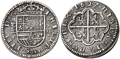 1627. Felipe IV. Segovia. P. 2 ... 