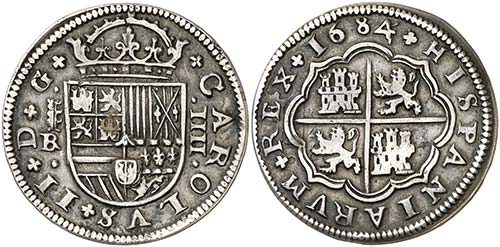 1684. Carlos II. Segovia.  BR. 4 ... 