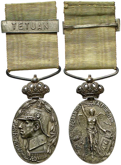 (1916). Marruecos. Medalla. ... 