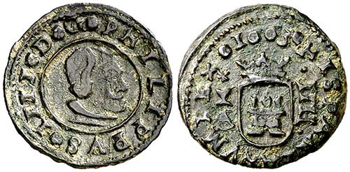 1663. Felipe IV. Cuenca. CA. 4 ... 