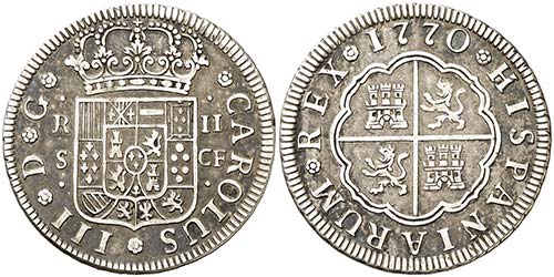 1770. Carlos III. Sevilla. CF. 2 ... 