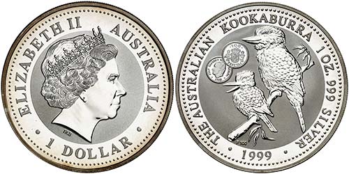1999. Australia. Isabel II. 1 ... 