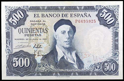 1951. 500 pesetas. (Ed. D69b) (Ed. ... 