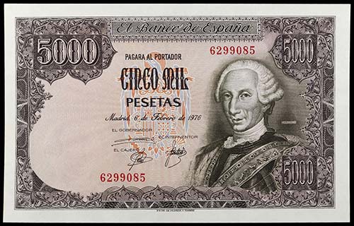 1976. 5000 pesetas. (Ed. E1) (Ed. ... 