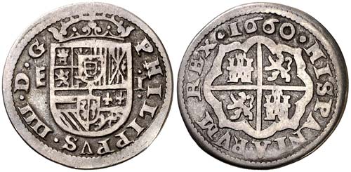1660. Felipe IV. Segovia. 1 real. ... 